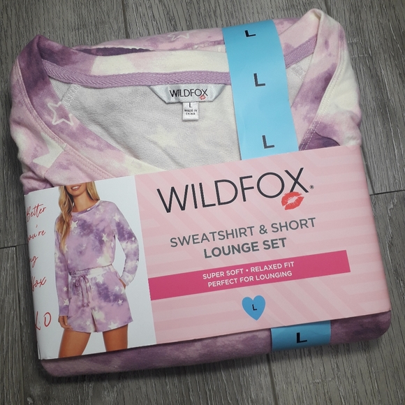 Wildfox 2 peice pajama lounge set | Tie dye design, relaxed fit - Picture 11 of 11